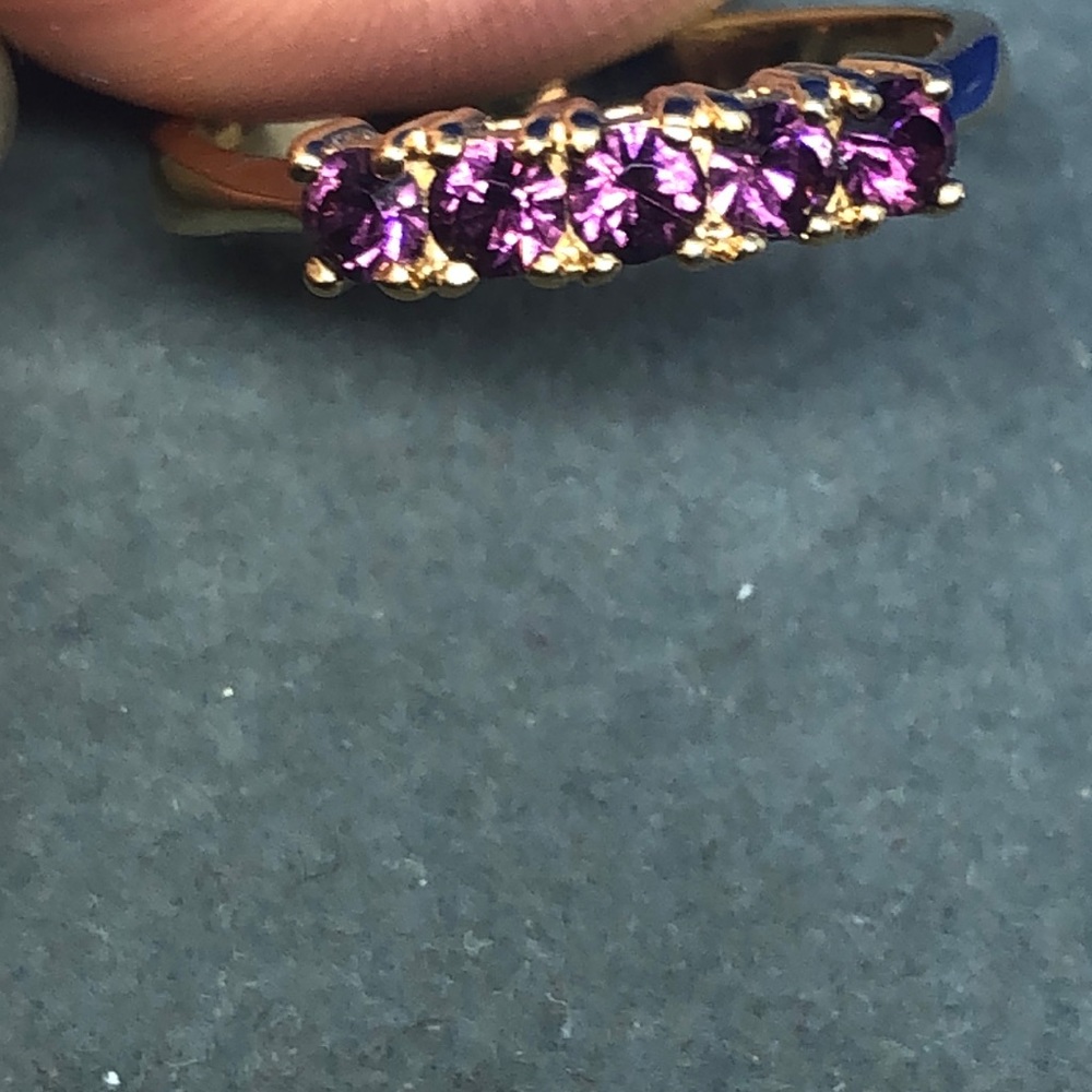 🔮🔮🔮Purple stone ring - Picture 7 of 7